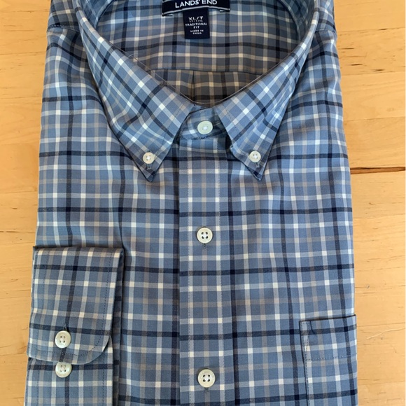 Lands' End Shirts New In Packaging Lands End Button Down Mens Shirt